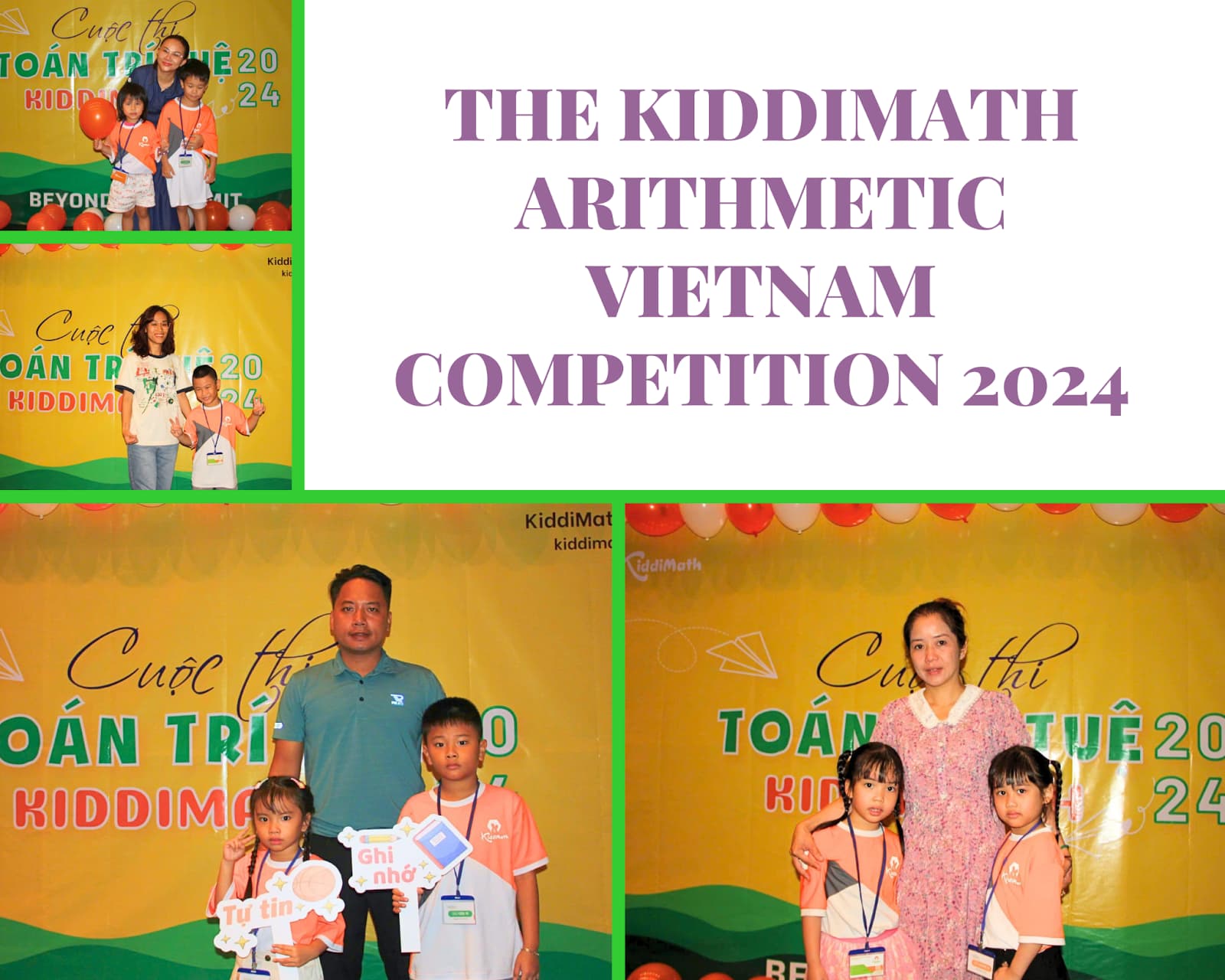 Cuộc thi Toán Trí Tuệ 2024 | KiddiMath 4 Hình ảnh các bé tại cuộc thi Toán Trí Tuệ 2024